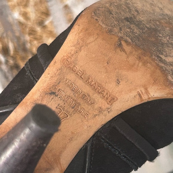 ISABEL MARANT Becky Thigh High Farrah Leather Boots- Black/ Size - Picture 14 of 16